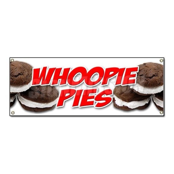 WHOOPIE PIES BANNER SIGN cake pie fresh baked dessert sweet shop bakery bake